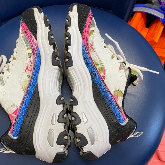 Skechers White and Multicolor Women Athletic Shoes Size 7 US - EUC!! - Picture 10 of 10